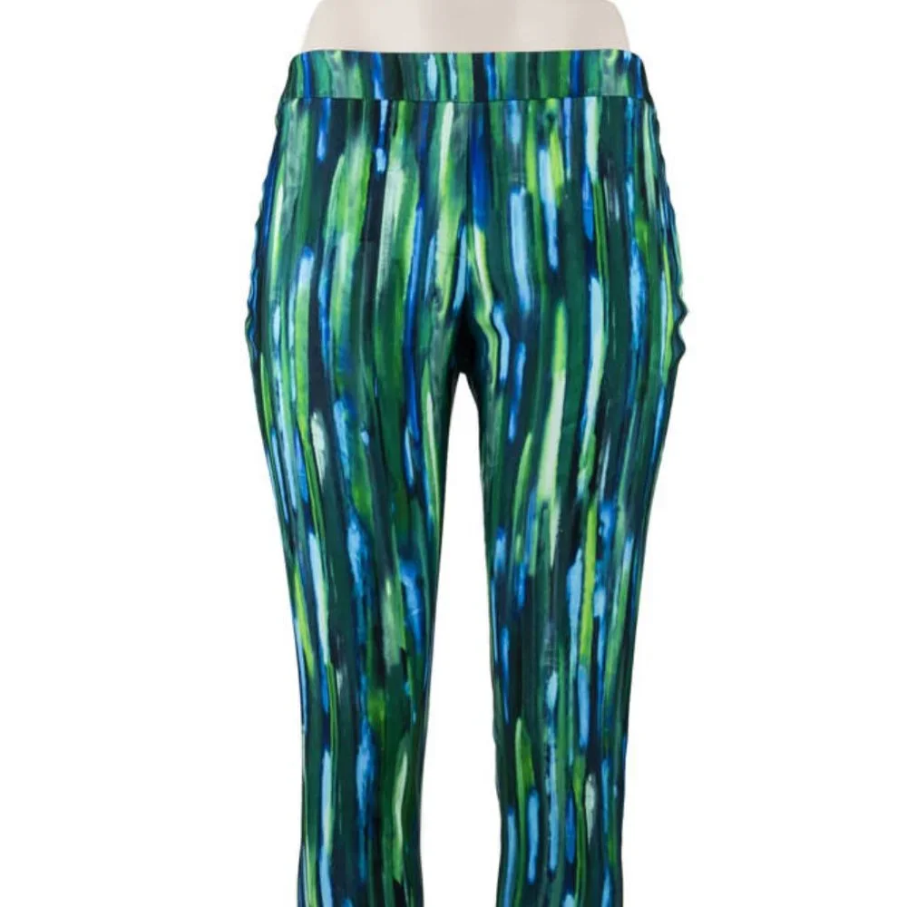 💖 O'2nd Colorful Printed Pants - Picture 2 of 5